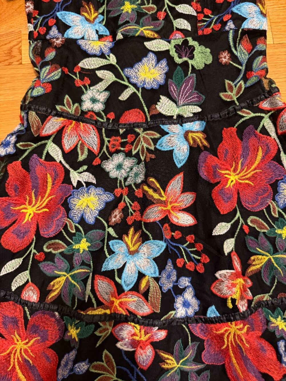 Anthropologie Vone Janine Embroidered Dress - Picture 8 of 14